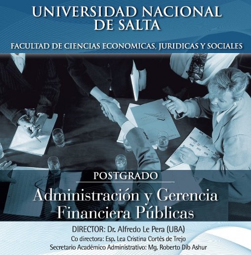 Universidad Católica de Salta - Especialización en Auditoría y Control de Gestión