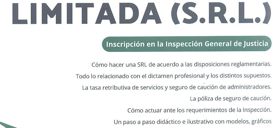 Cómo constituir una Sociedad de Responsabilidad Limitada (.) | Consejo  Profesional de Ciencias Económicas de Salta - Profesionales capacitados  comprometidos con la sociedad