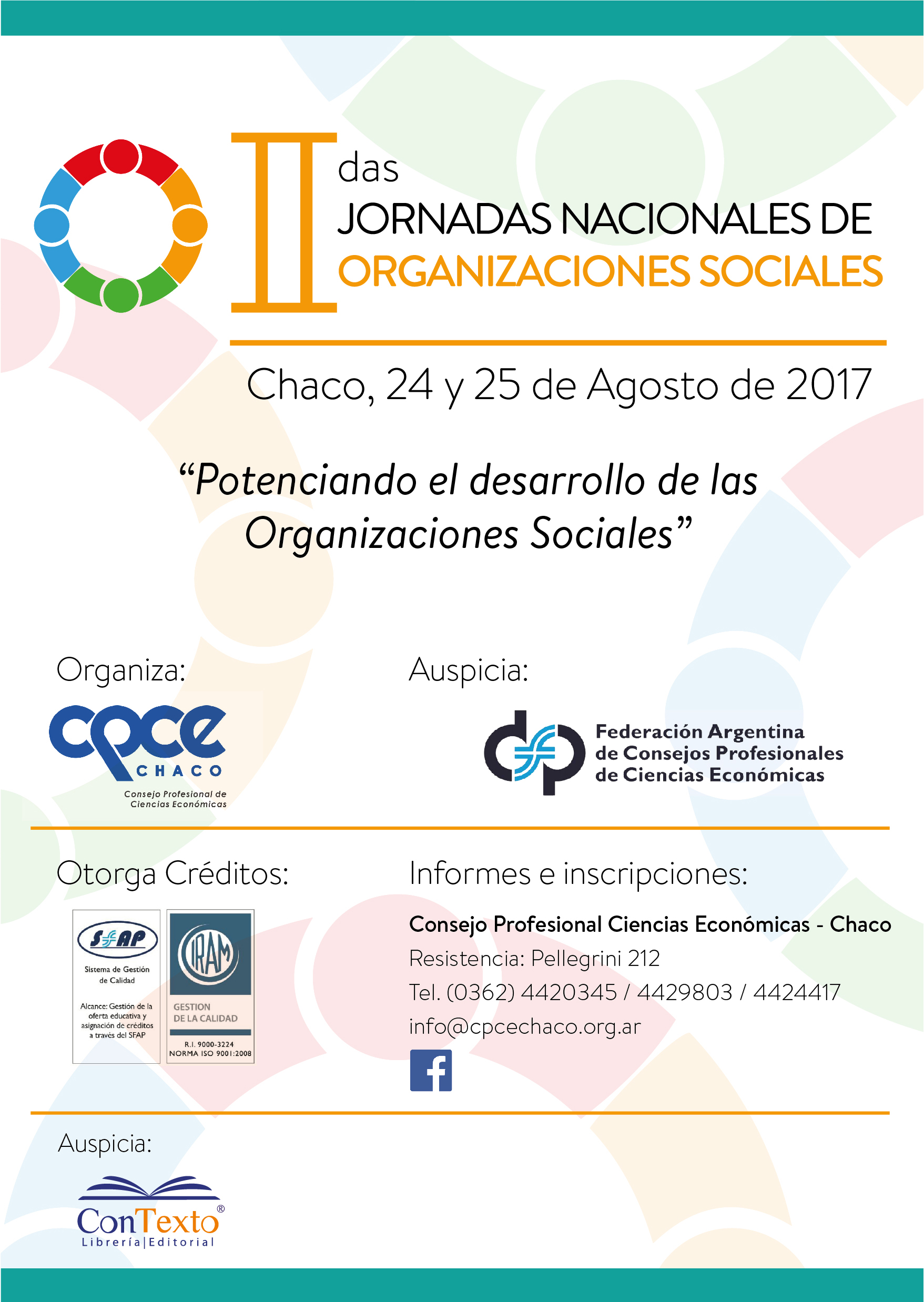 2das JORNADAS NACIONALES ORGANIZACIONES SOCIALES_sin auspicio