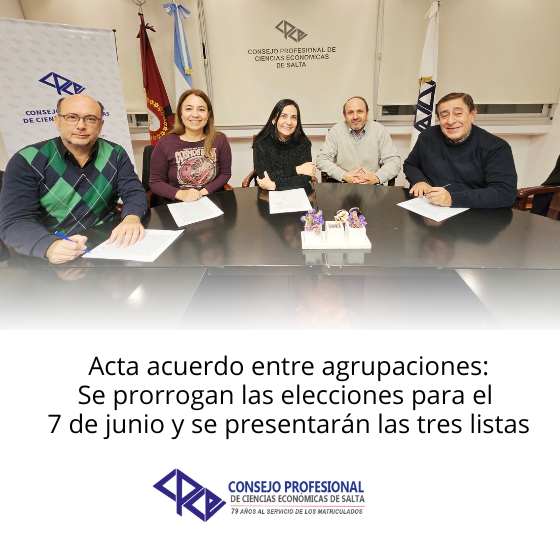 ACTA ACUERDO ENTRE AGRUPACIONES