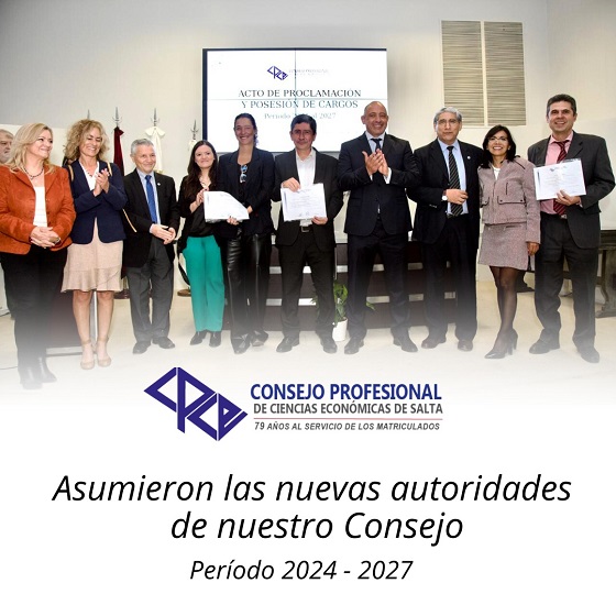 ASUMIERON LAS NUEVAS AUTORIDADES DE NUESTRO CONSEJO