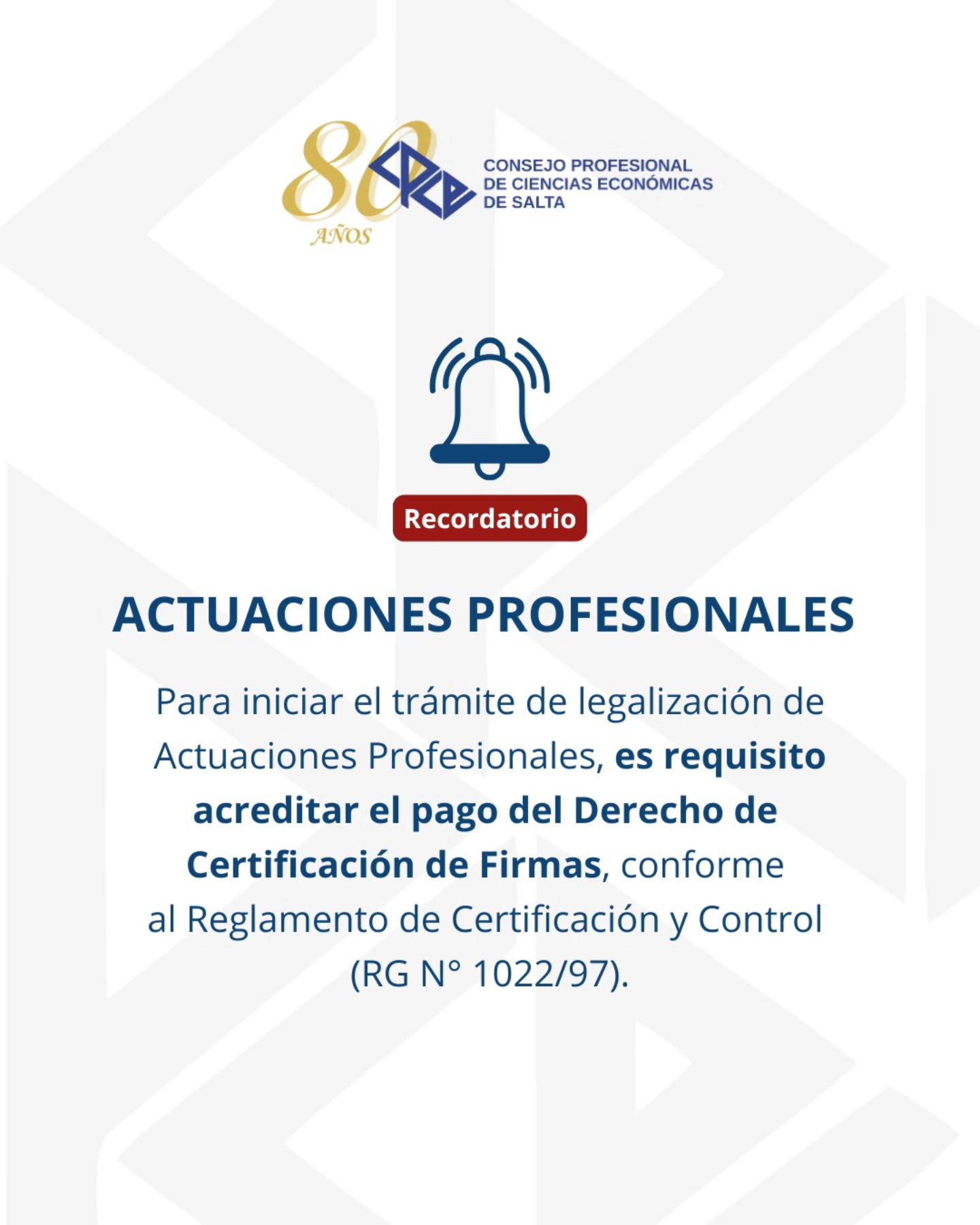 ACTUACIONES PROFESIONALES