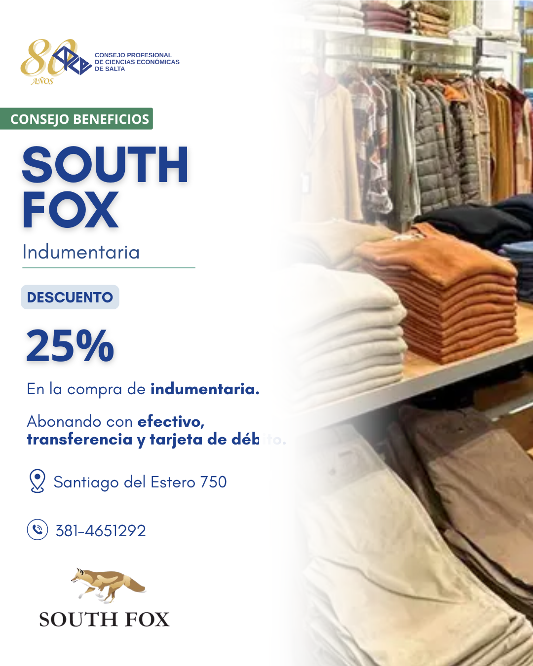 BENEFICIOS SOUTH FOX