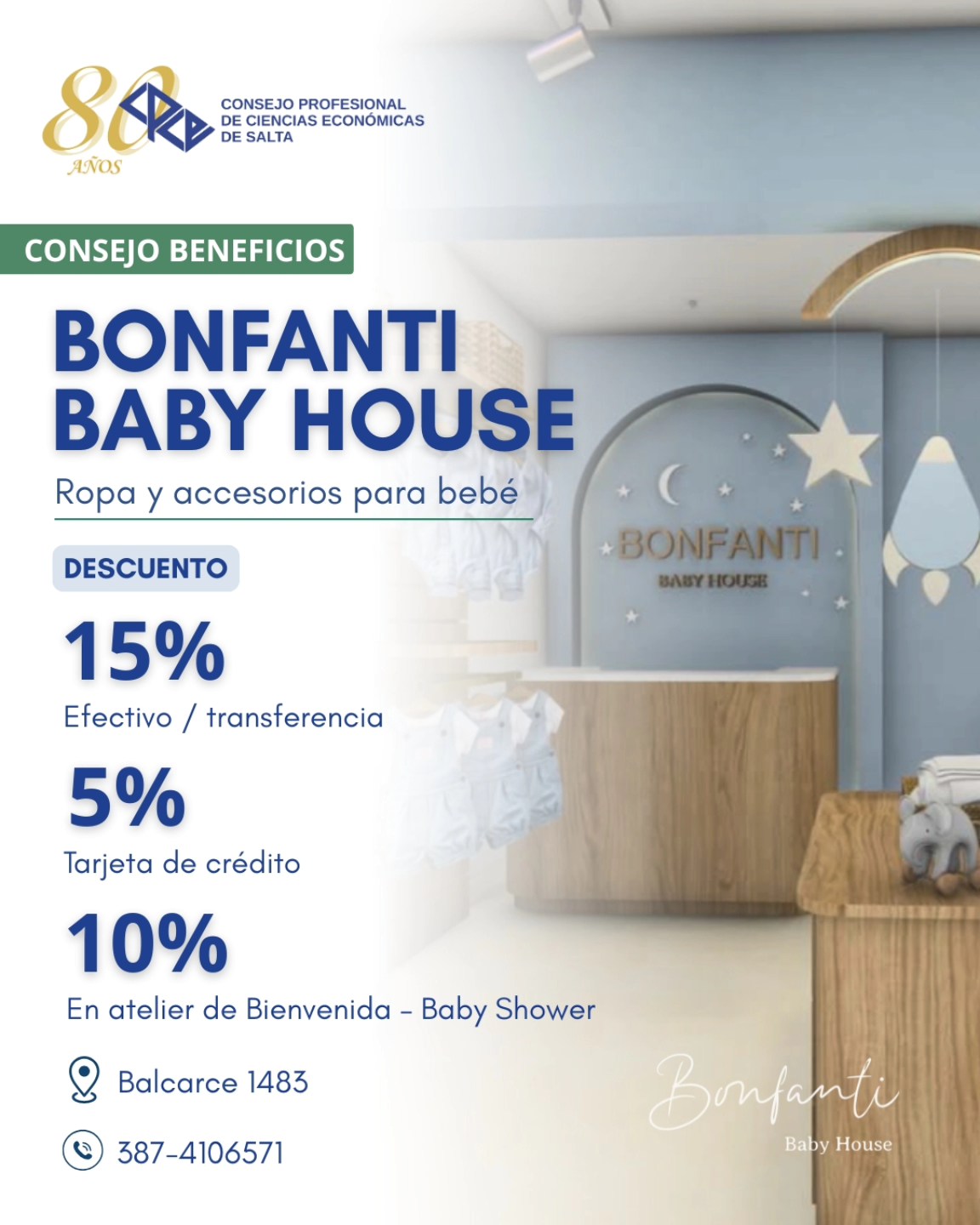 BENEFICIO BONDANTI BABY HOUSE