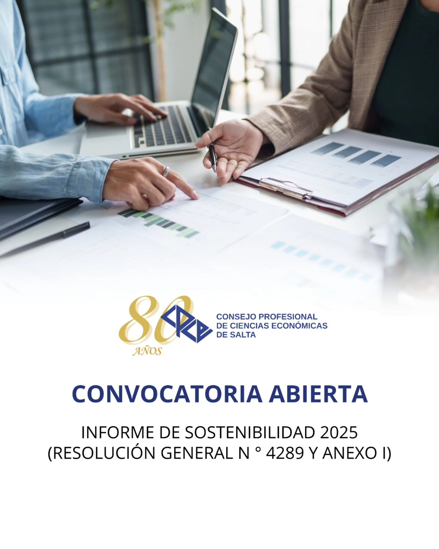 CONVOCATORIA INFORME SOSTENIBILIDAD