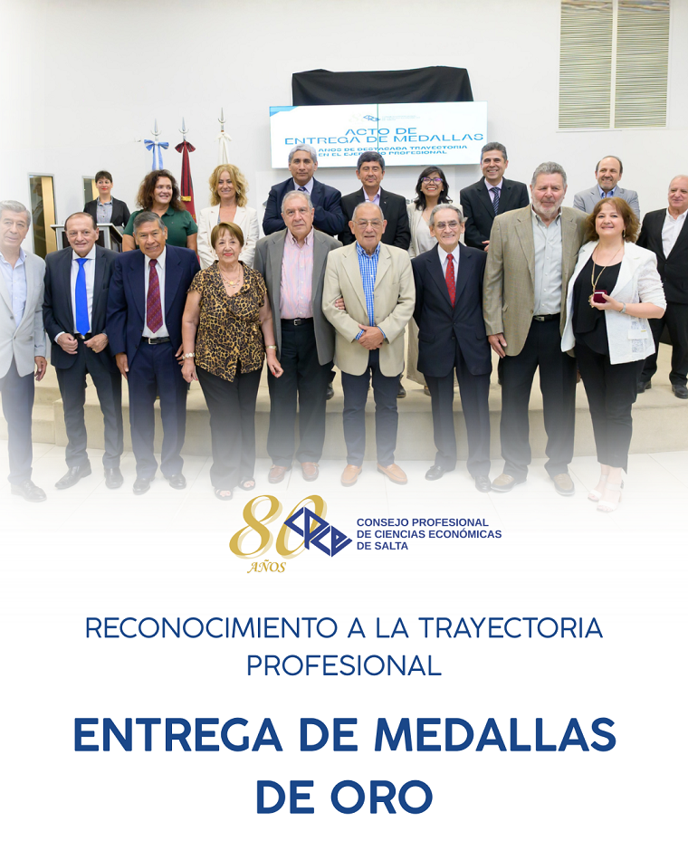 entrega de medallas de oro