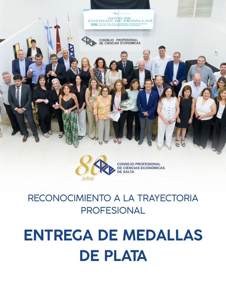 entrega de medallas de plata