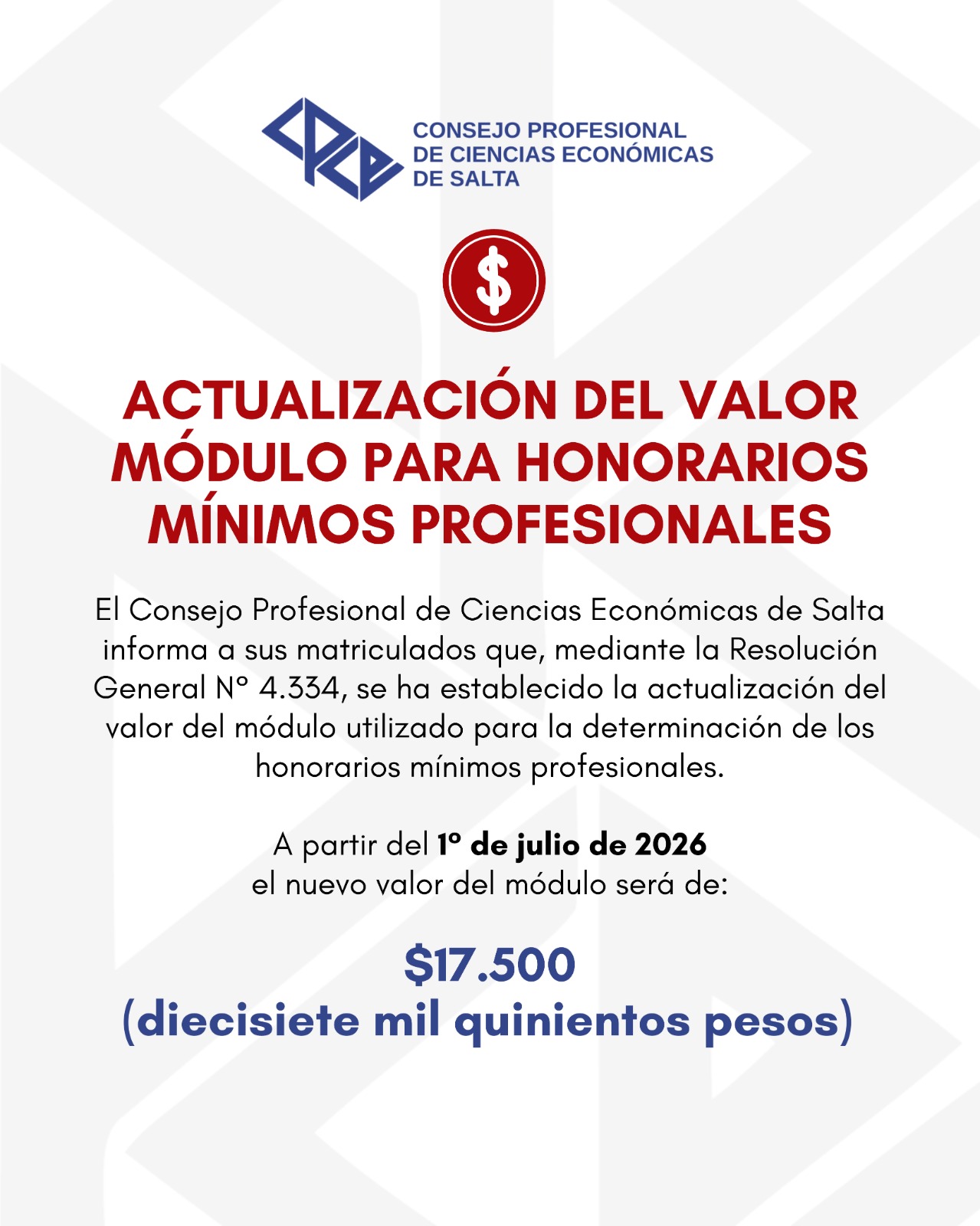 HONORARIOS MINIMOS