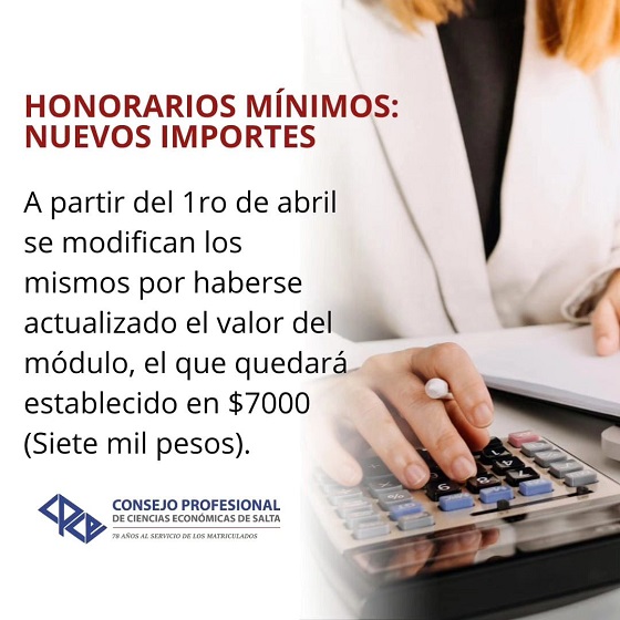 Honorarios Mínimos