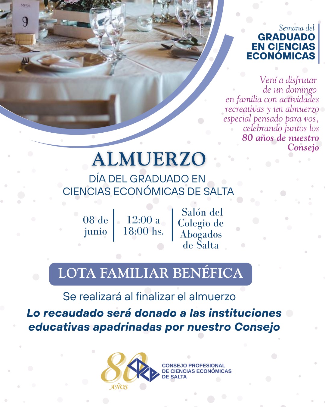 Almuerzo día del Graduado 2025
