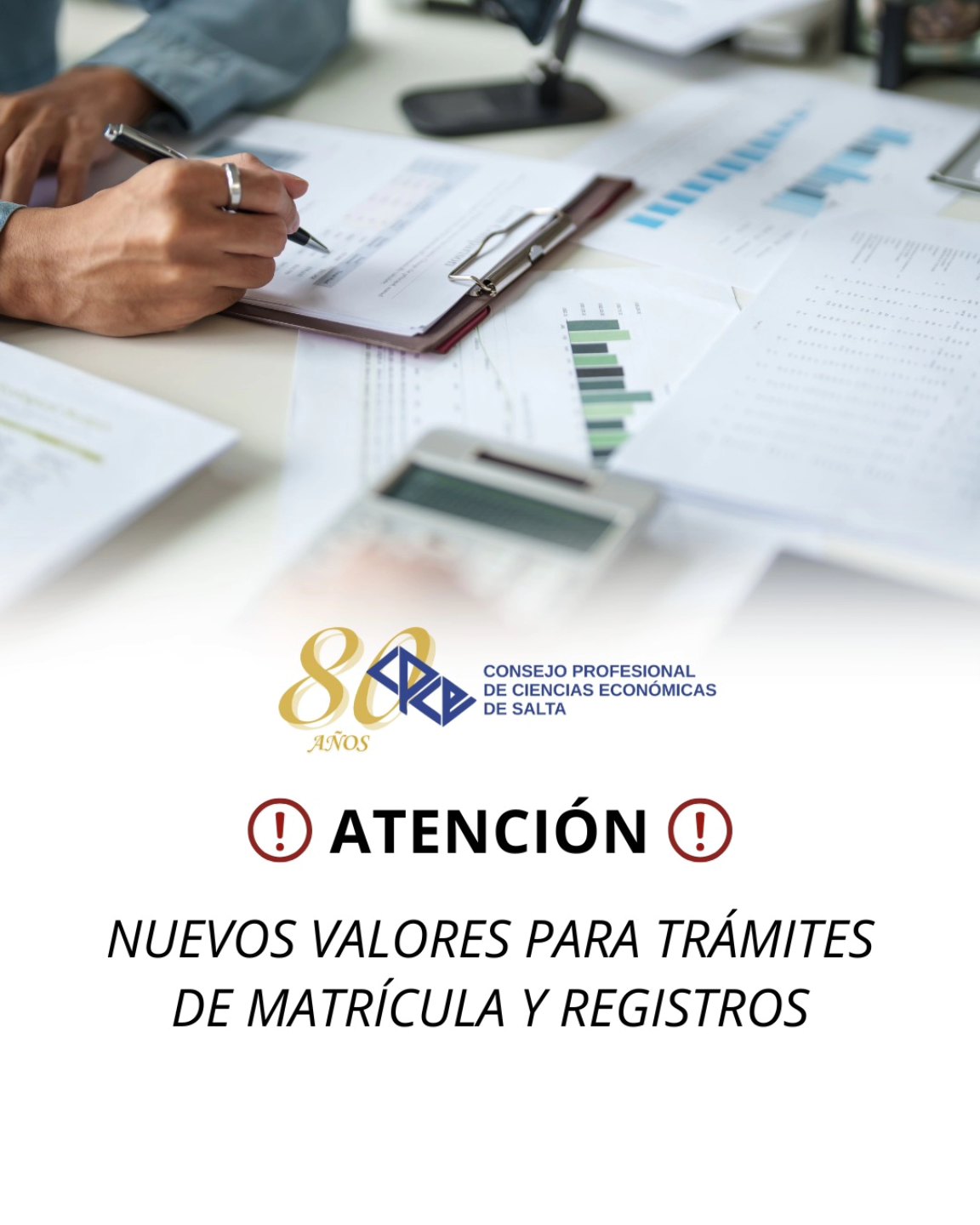 NUEVOS VALORES PARA TRAMITES DE MATRICULAS