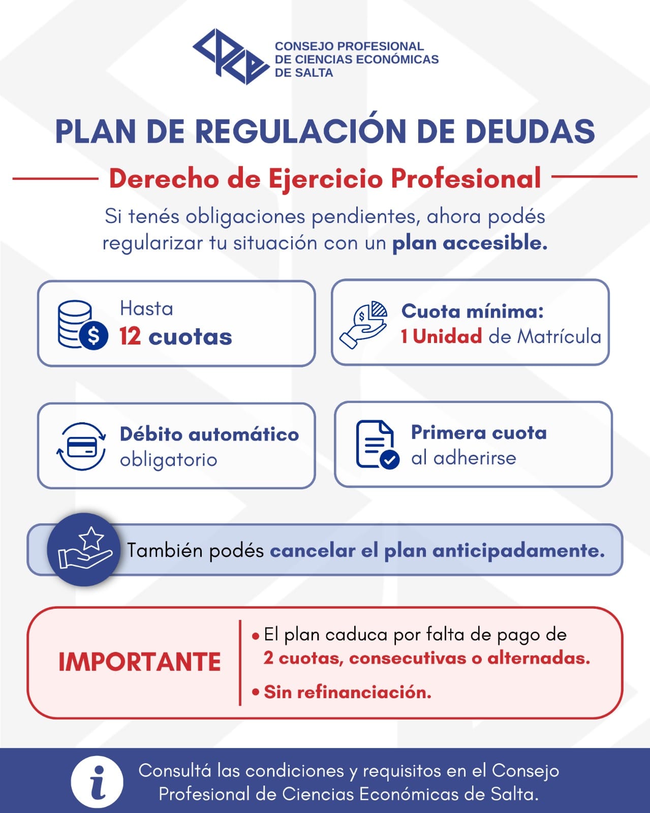 PLAN DE REGULACIÓN DE DEUDA