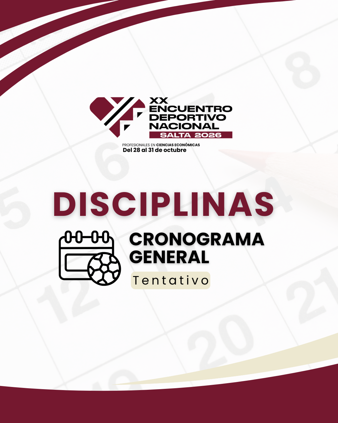 CONOGRAMA GENERAL TENTATIVO JUNIO 