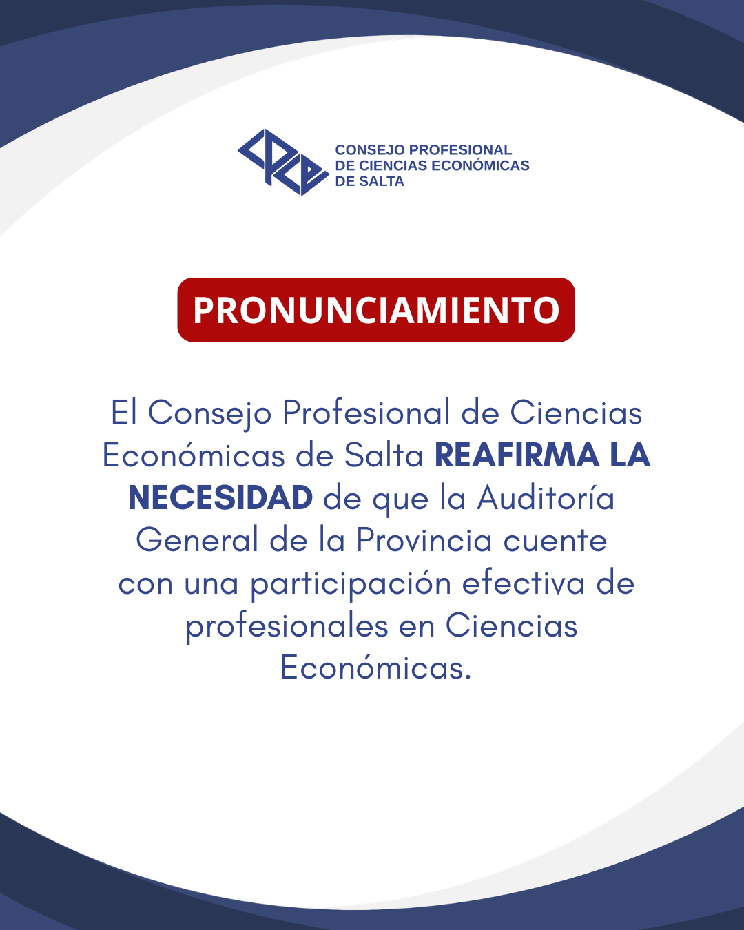 PRONUNCIAMIENTO CPCES