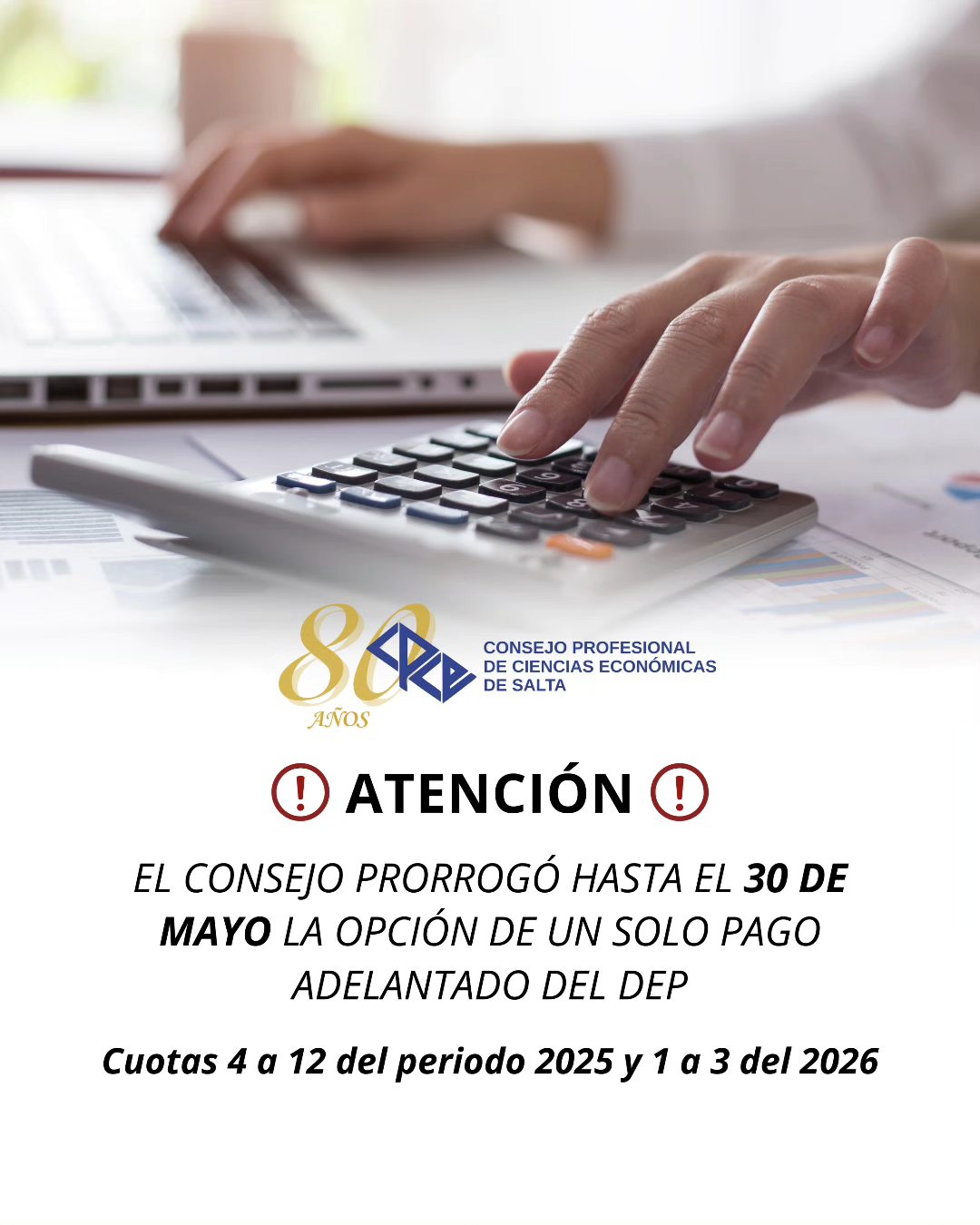 prorróga pago anual dep