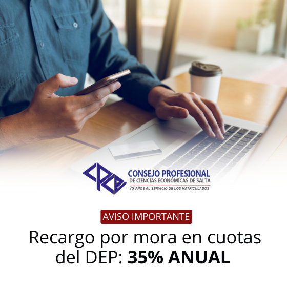 RECARGO POR MORA DEL DEP