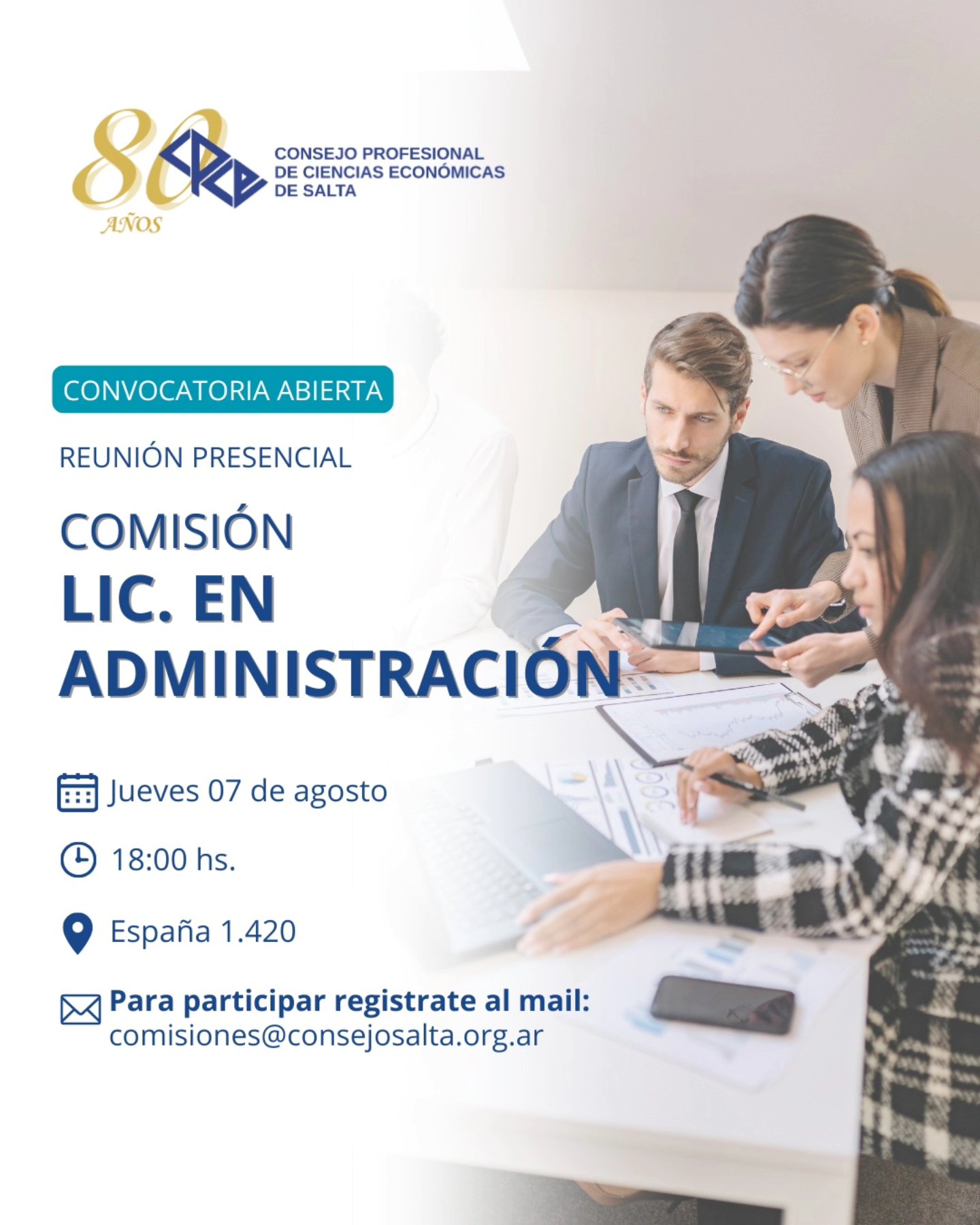 COMISIÓN DE LIC. EN ADMINISTRACIÓN