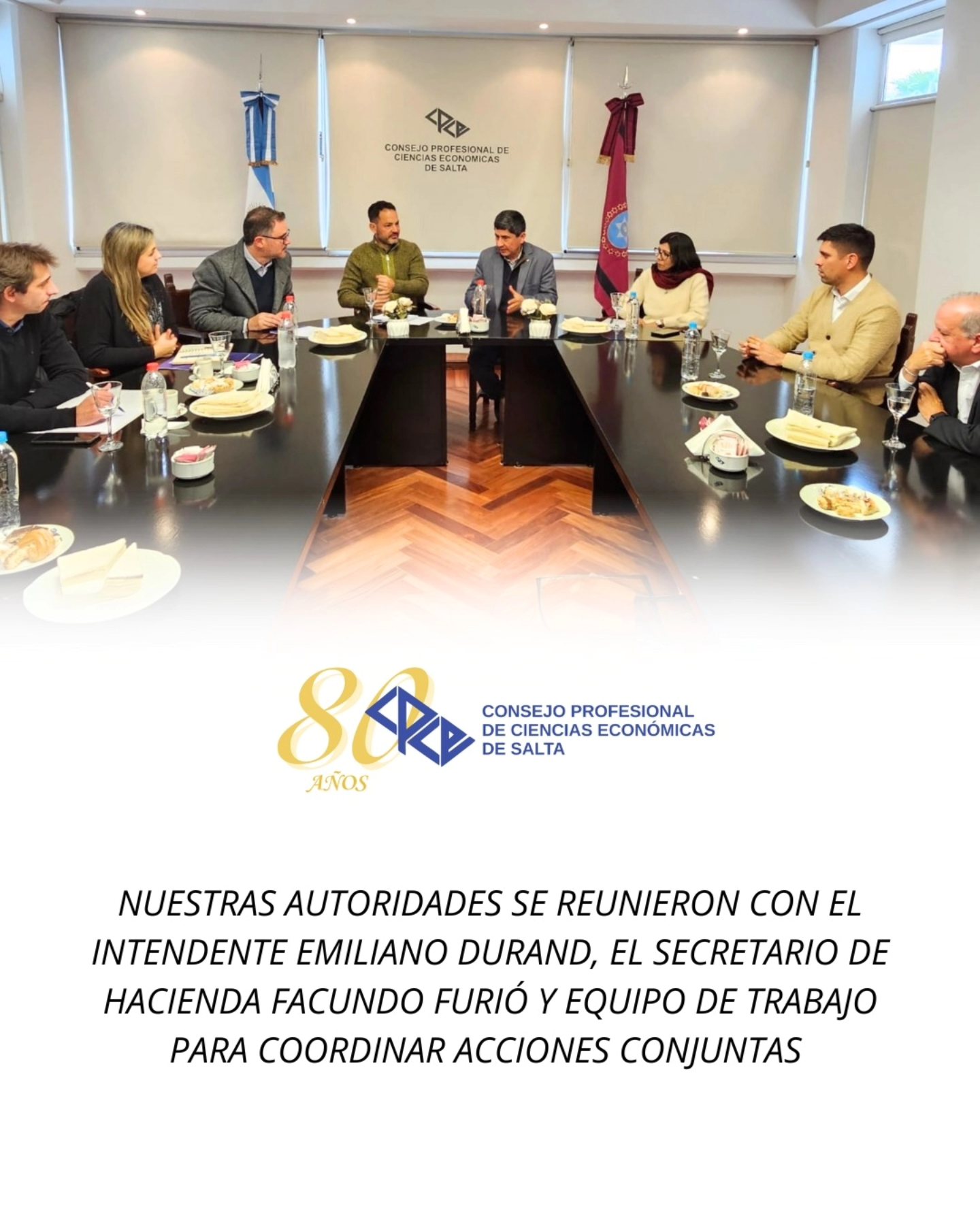 REUNIÓN CON EL INTENDENTE