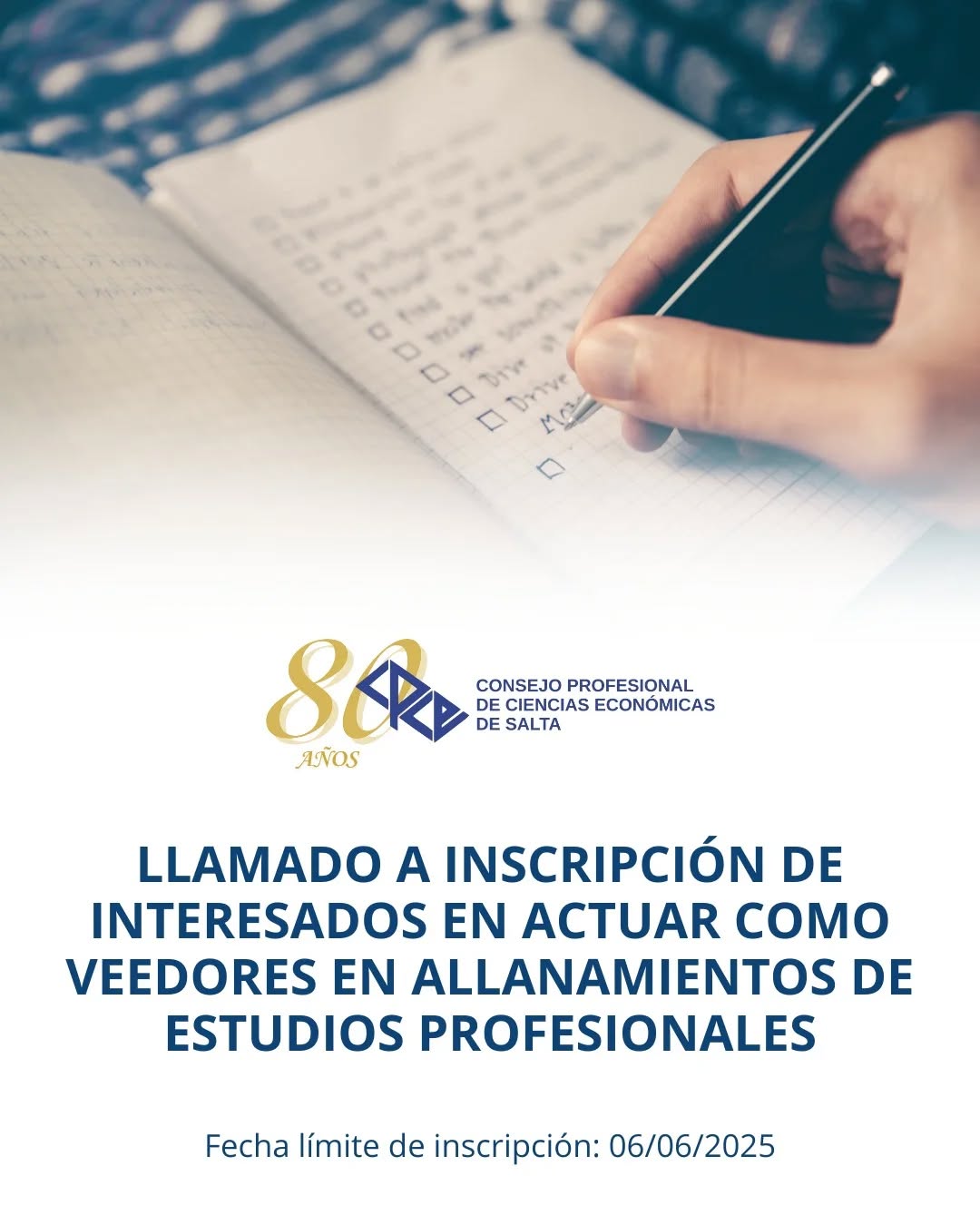 llamado a veedores