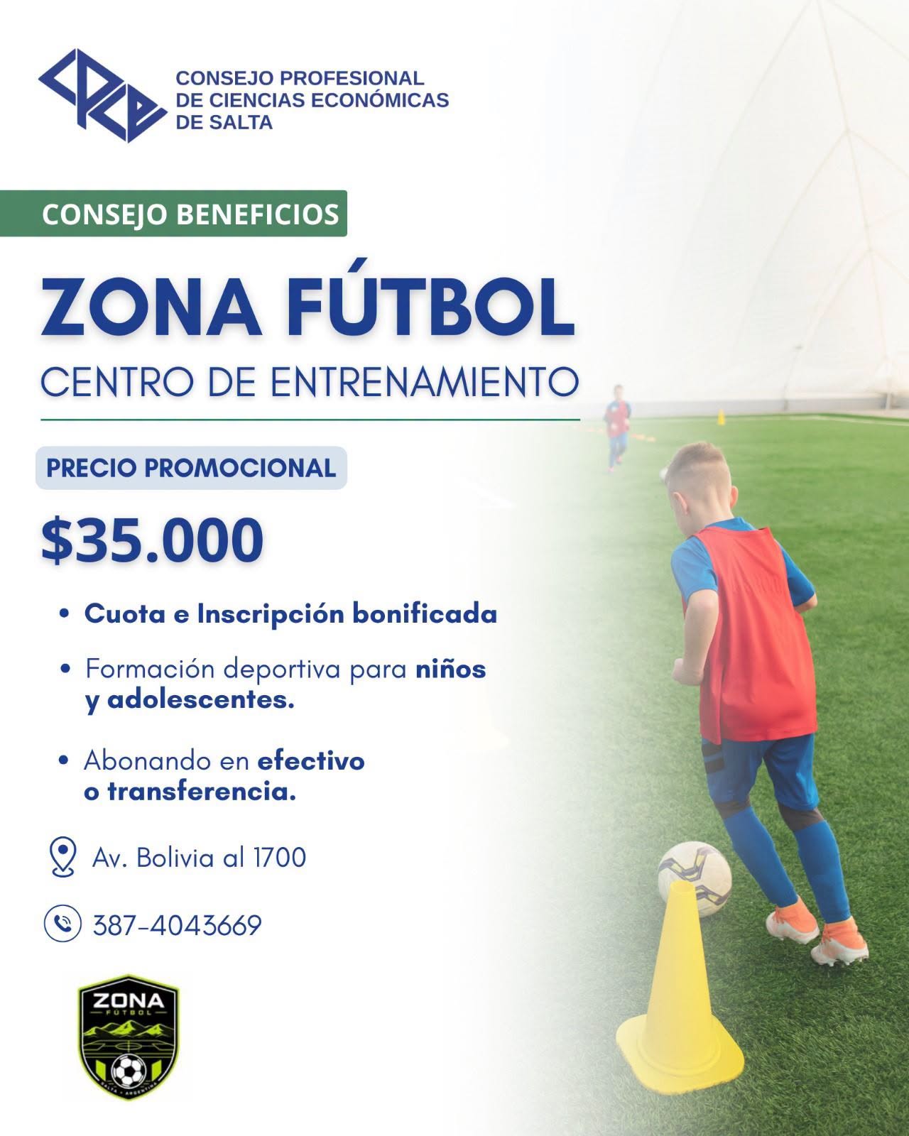 ZONA FUTBOL BENEFICIOS