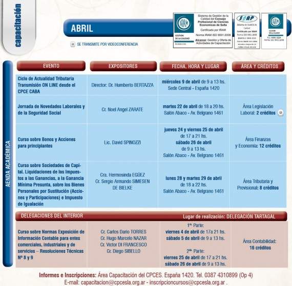 Agenda Académica