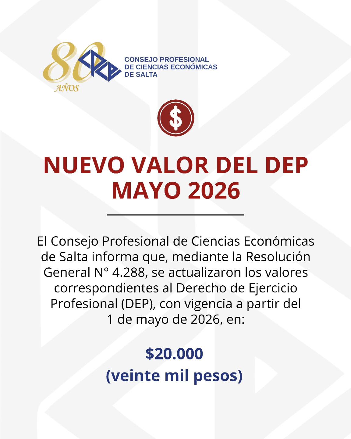 NUEVO VALOR DEP MAYO 2026