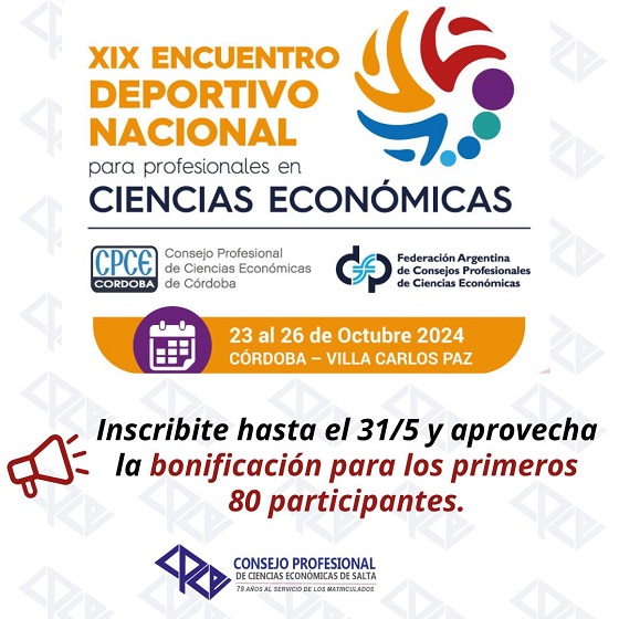 XIX ENCUENTRO DEPORTIVO NACIONAL
