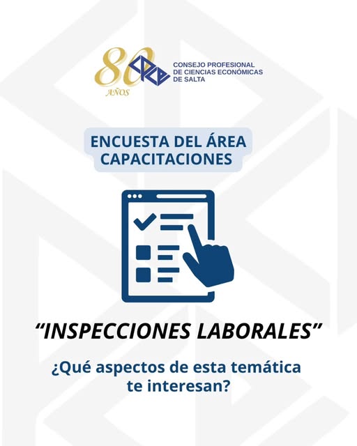 Encuesta del área de Capacitaciones