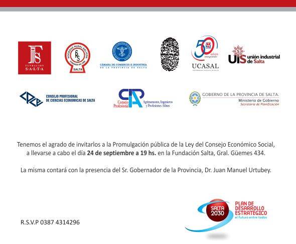 invitacion promulgacion consejo economico social