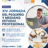 XIV Jornada del Pequeño y Mediano Estudio Profesional