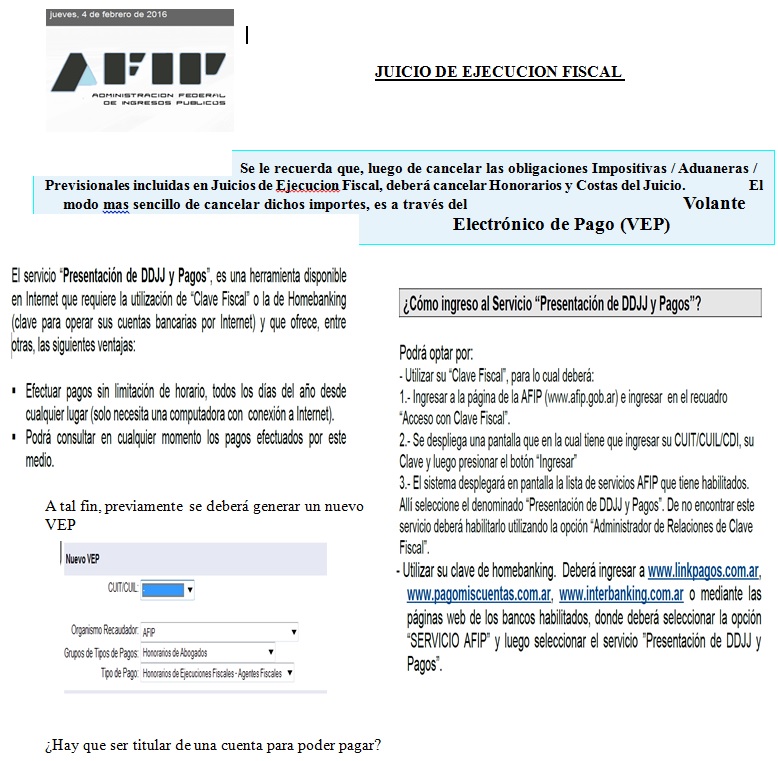 juicio de ejecucion fiscal