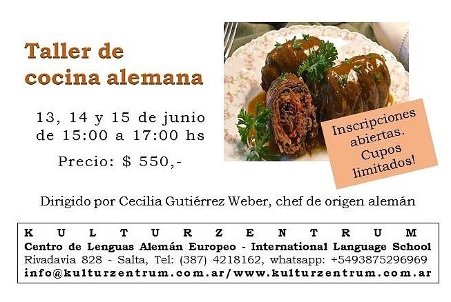 taller cocina alemana